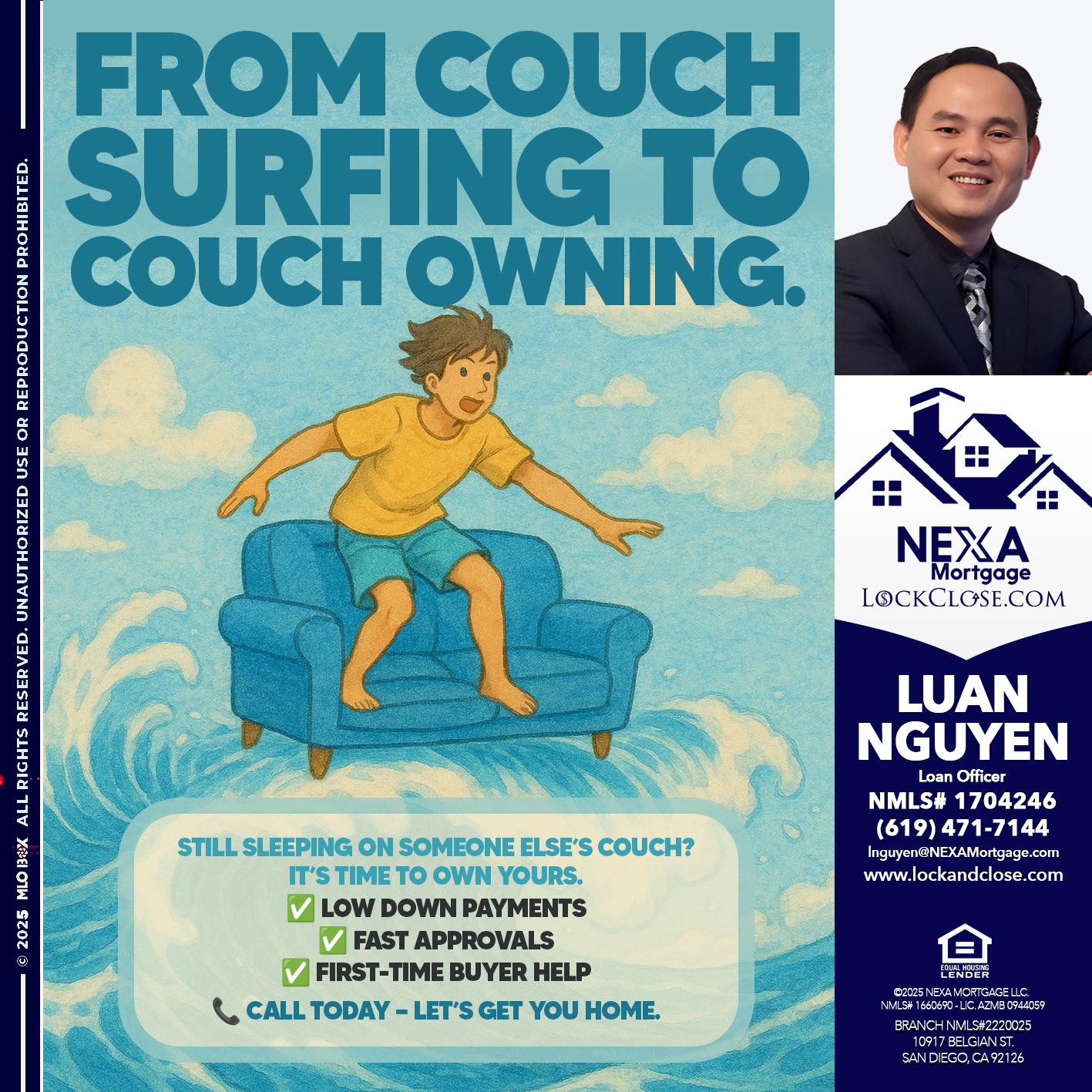 FROM COACH SURFING - Luan Nguyen -Loan Officer