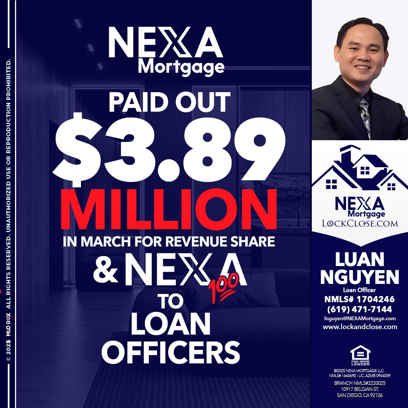 NEXA PAID OUT - Luan Nguyen -Loan Officer