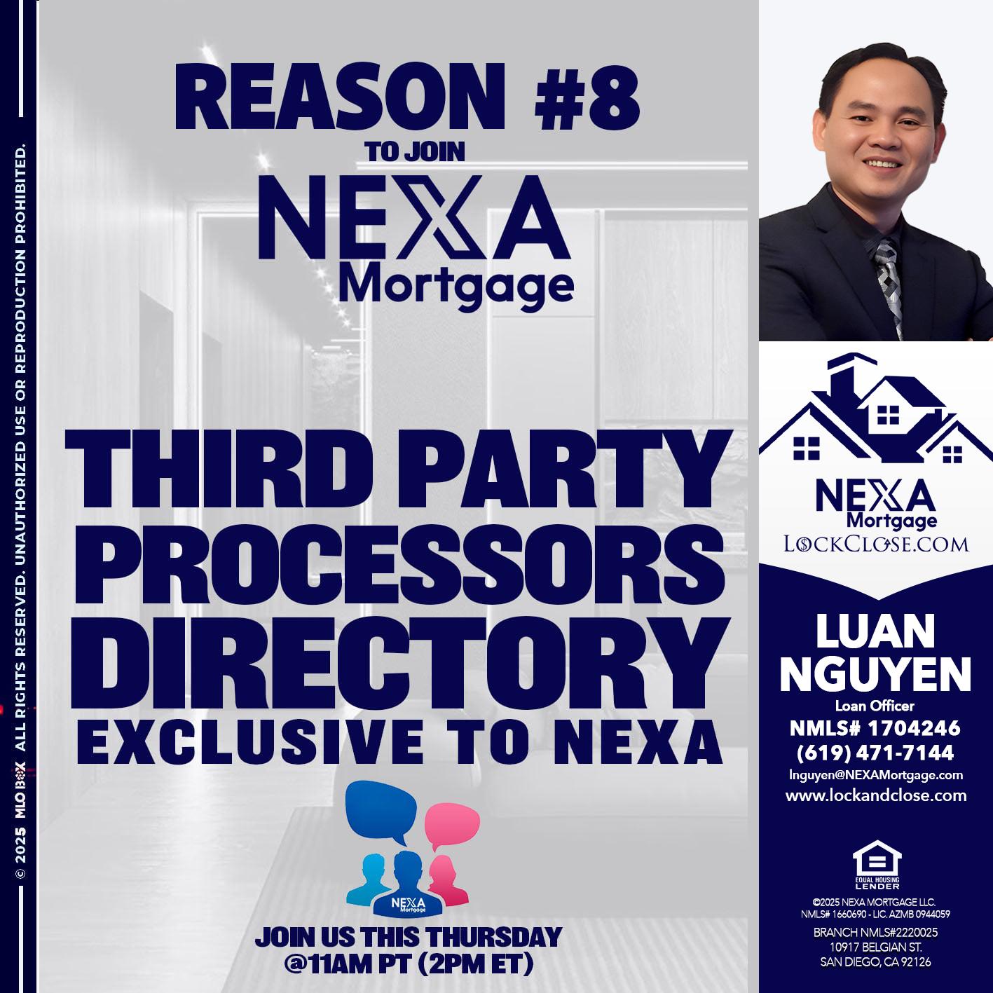 REASON 8 - Luan Nguyen -Loan Officer