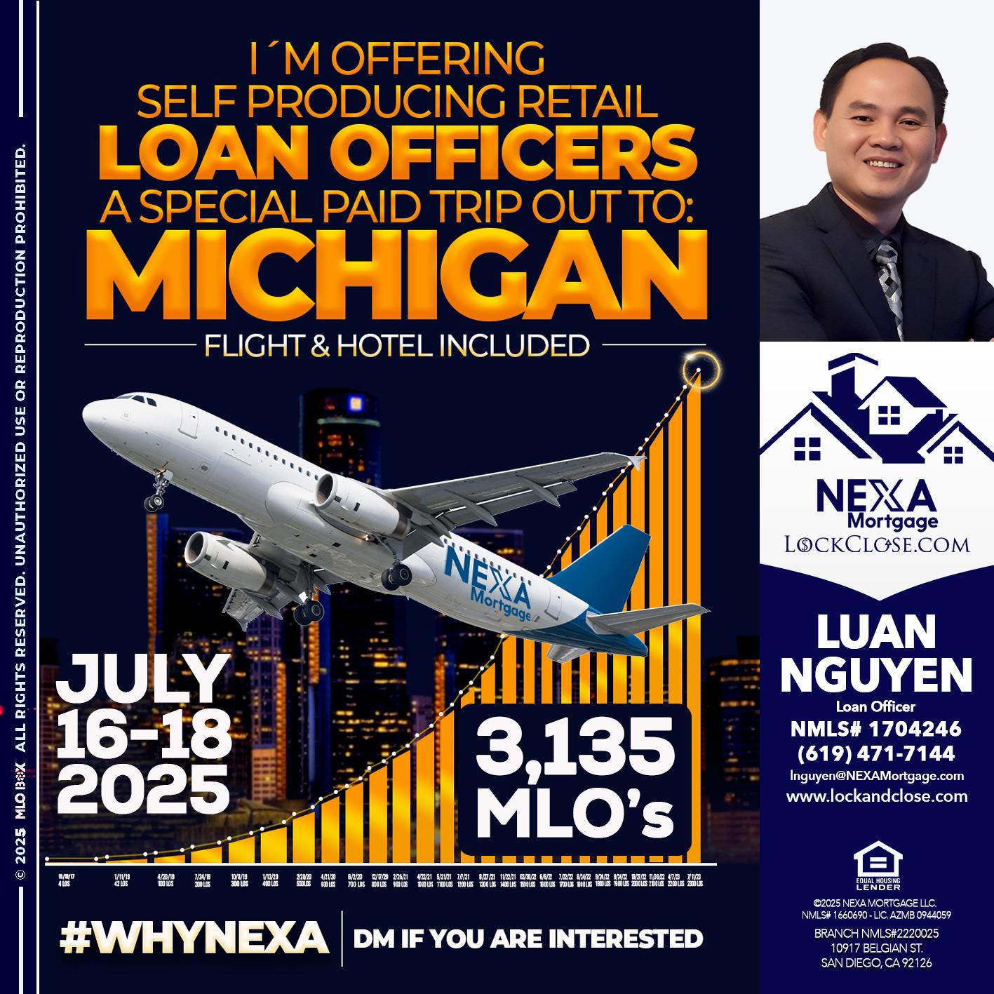 MICHIGAN TRIP - Luan Nguyen -Loan Officer