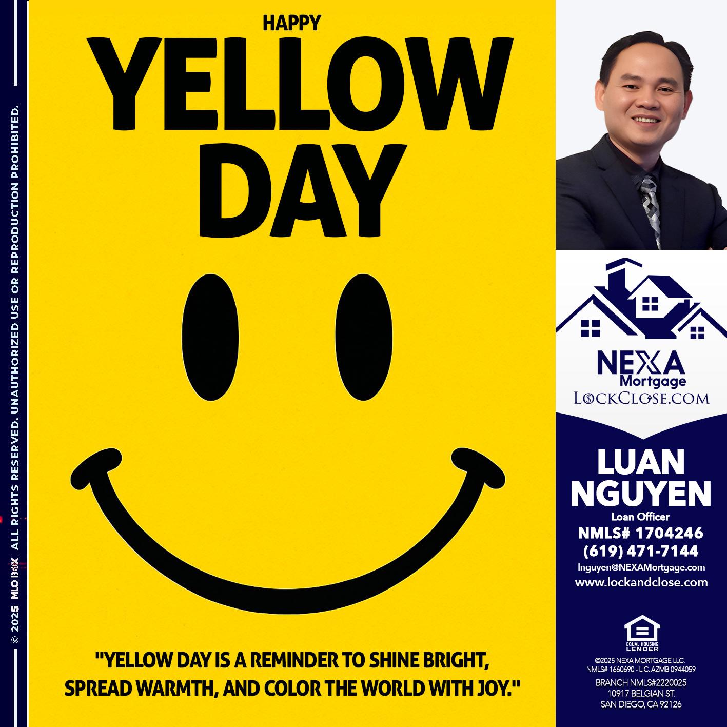 YELLOW DAY - Luan Nguyen -Loan Officer