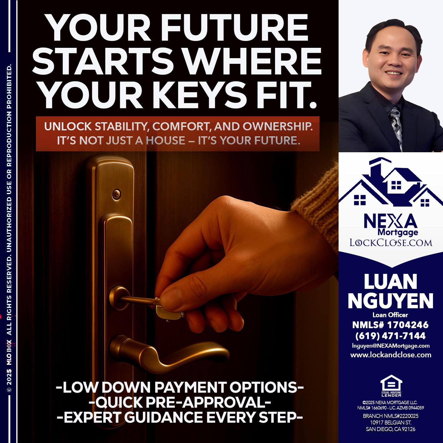 YOUR FUTURE - Luan Nguyen -Loan Officer