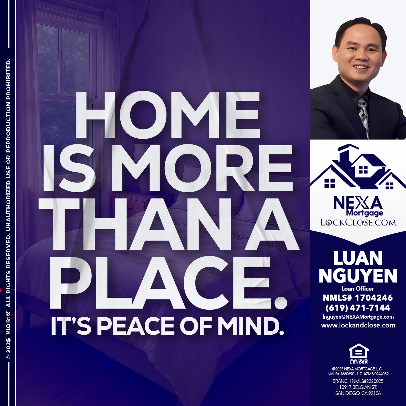 HOME IS MORE - Luan Nguyen -Loan Officer