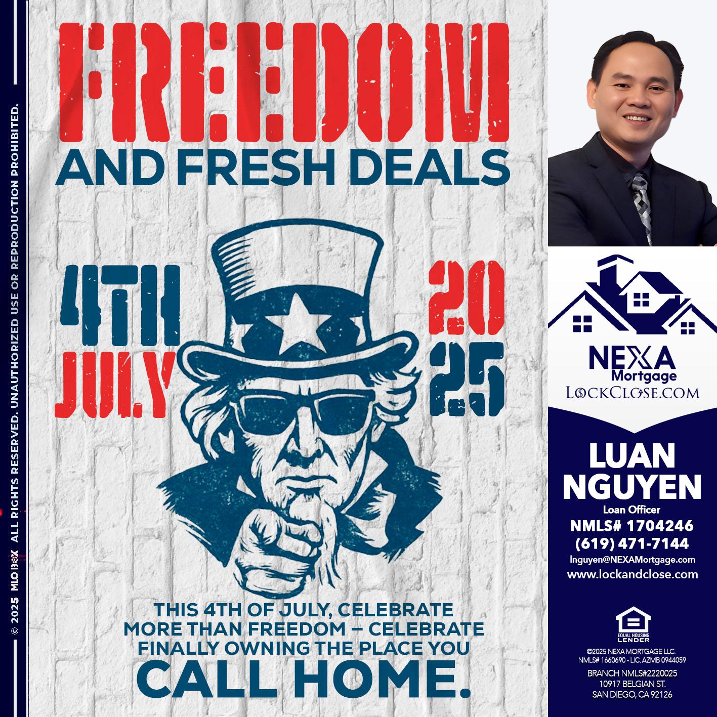 FREEDOM - Luan Nguyen -Loan Officer