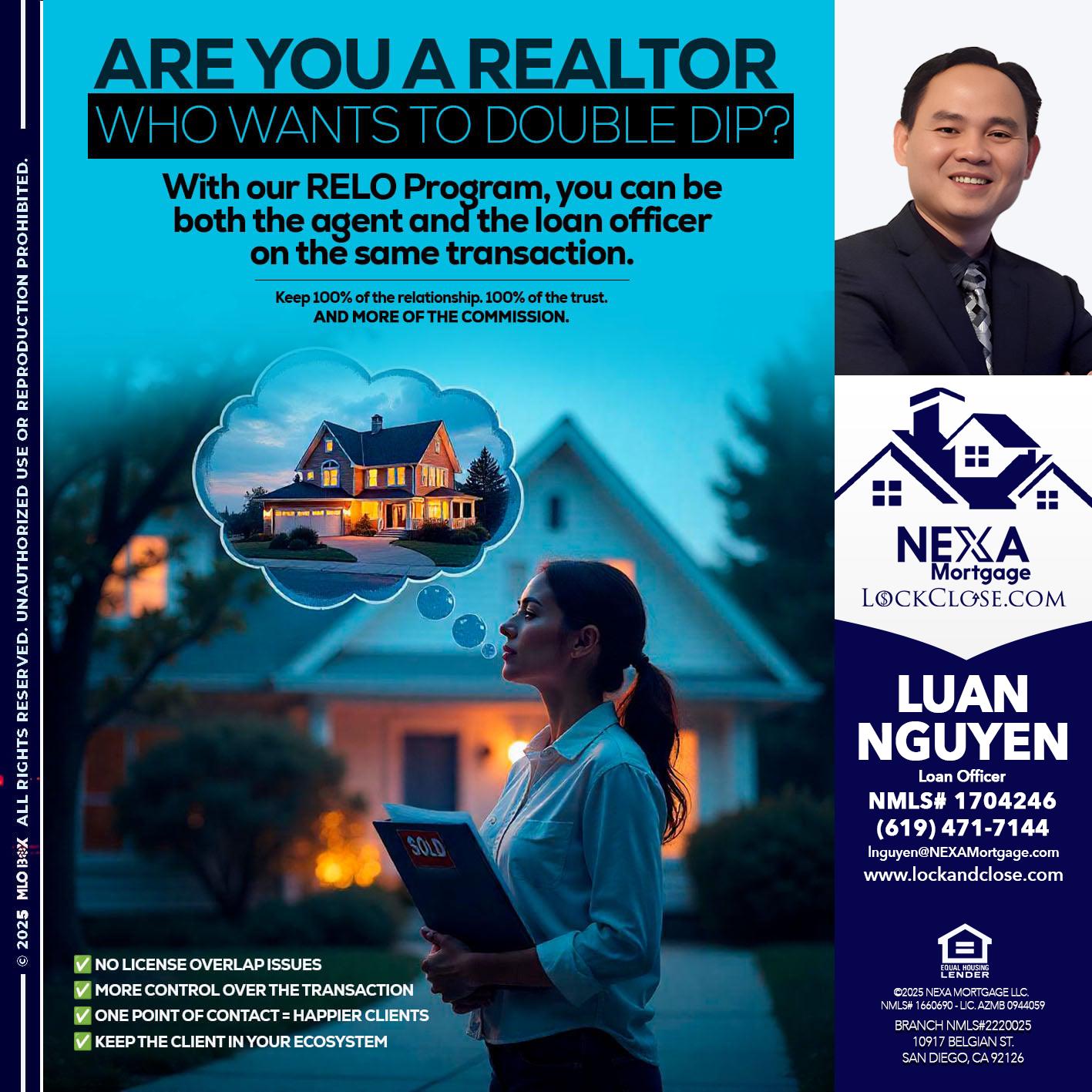 Are you a Realtor? - Luan Nguyen -Loan Officer