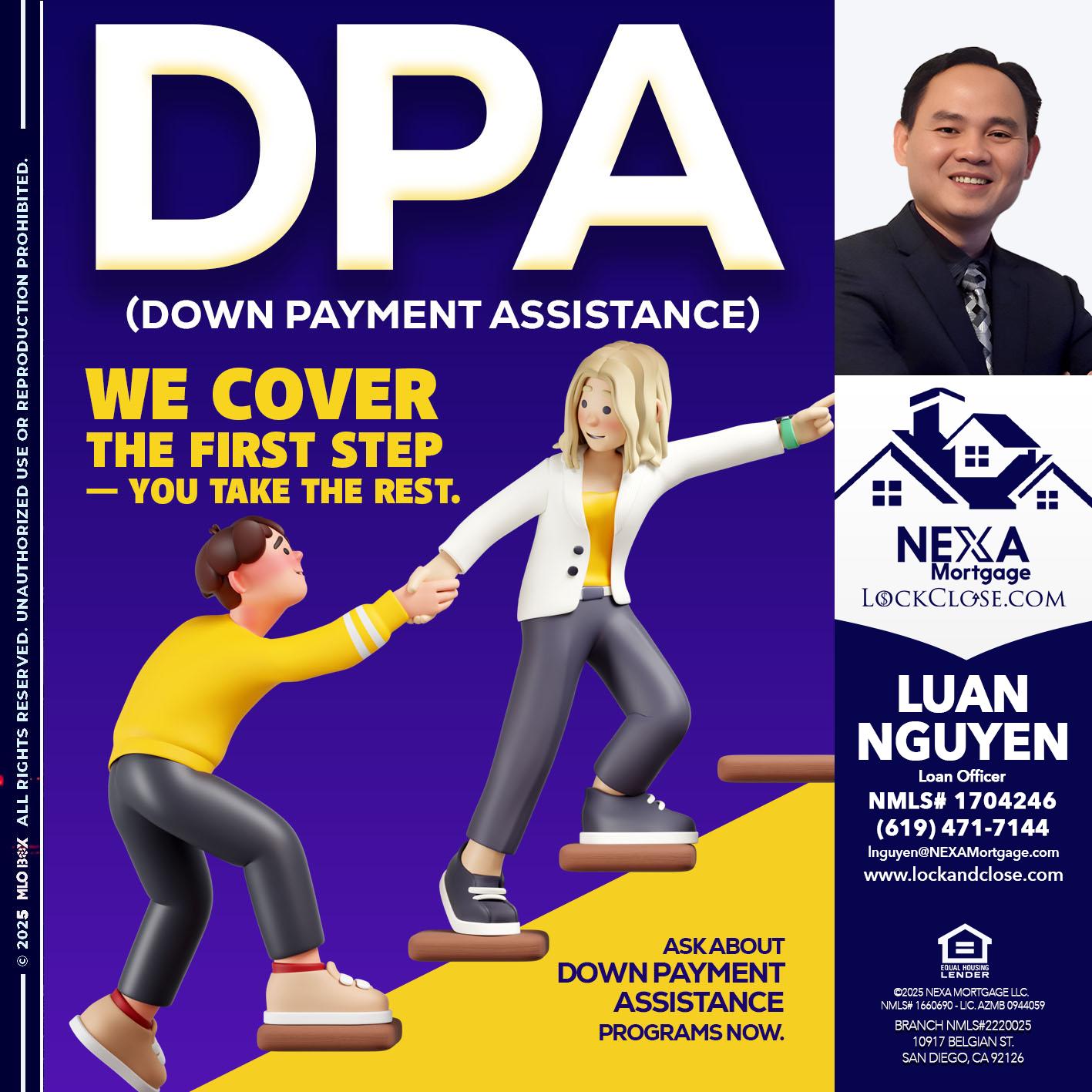 DPA LOANS - Luan Nguyen -Loan Officer