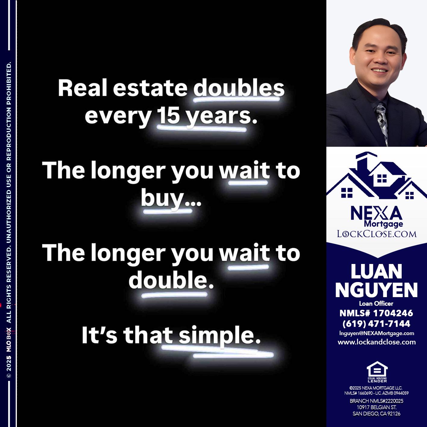 REAL ESTATE - Luan Nguyen -Loan Officer