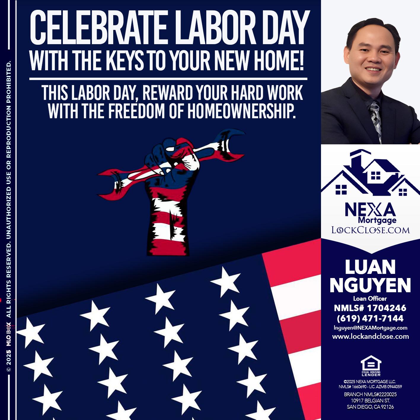 CELEBRATE LABOR DAY - Luan Nguyen -Loan Officer