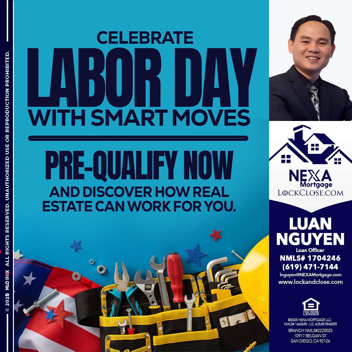 CELEBRATE LABOR DAY - Luan Nguyen -Loan Officer