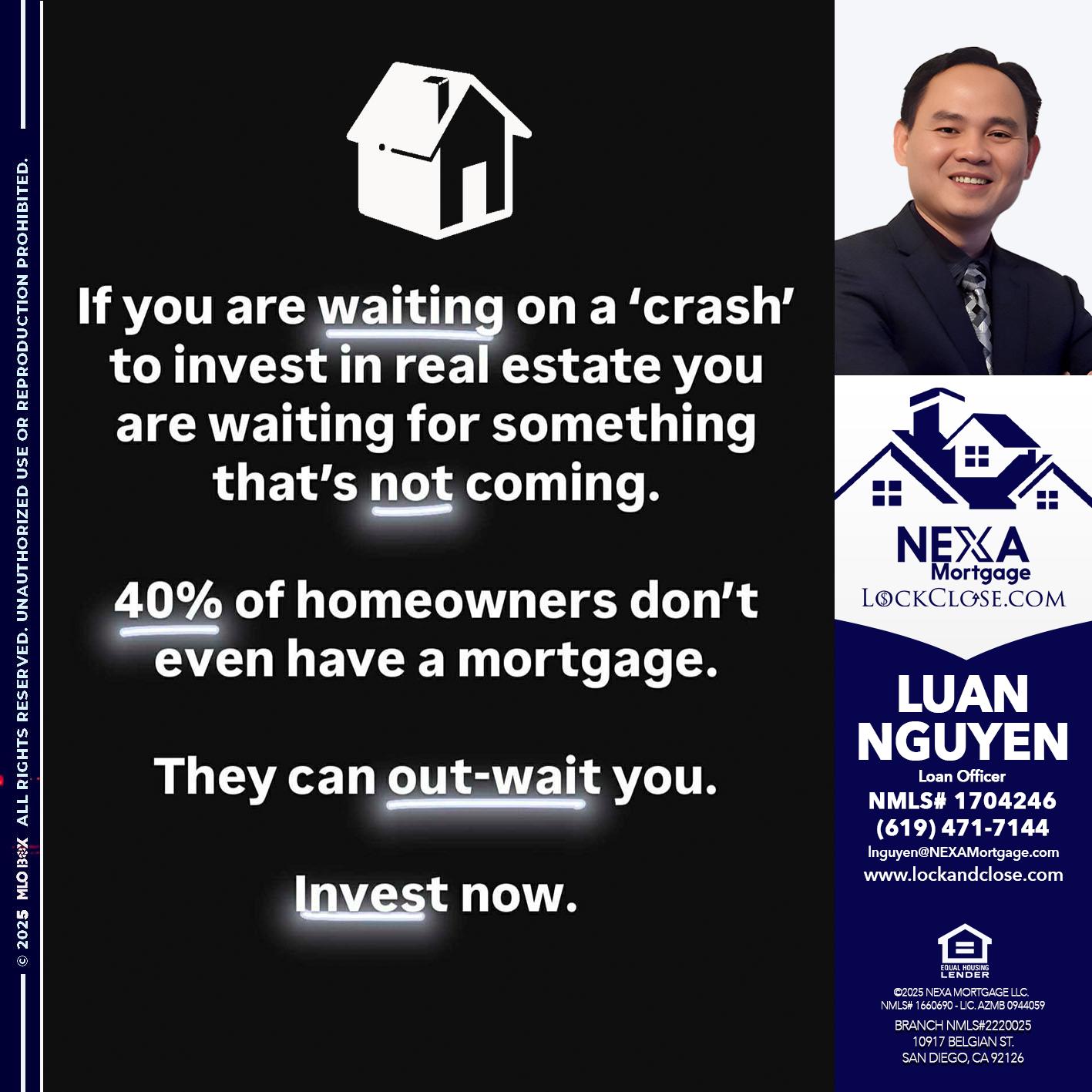 IF YOU ARE WAITING - Luan Nguyen -Loan Officer