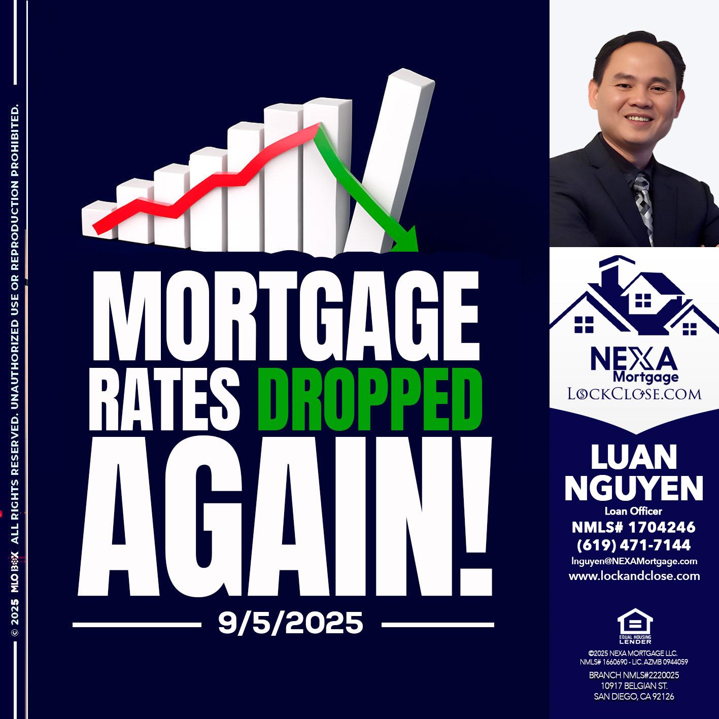 RATES DROP - Luan Nguyen -Loan Officer