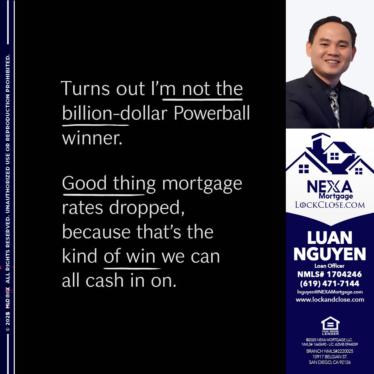 TURNS OUT - Luan Nguyen -Loan Officer