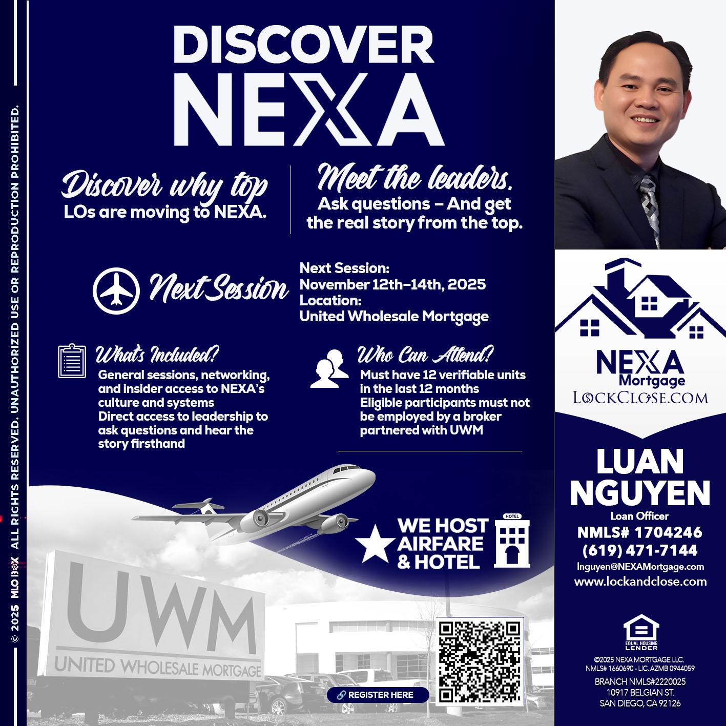 DISCOVER NEXA - Luan Nguyen -Loan Officer