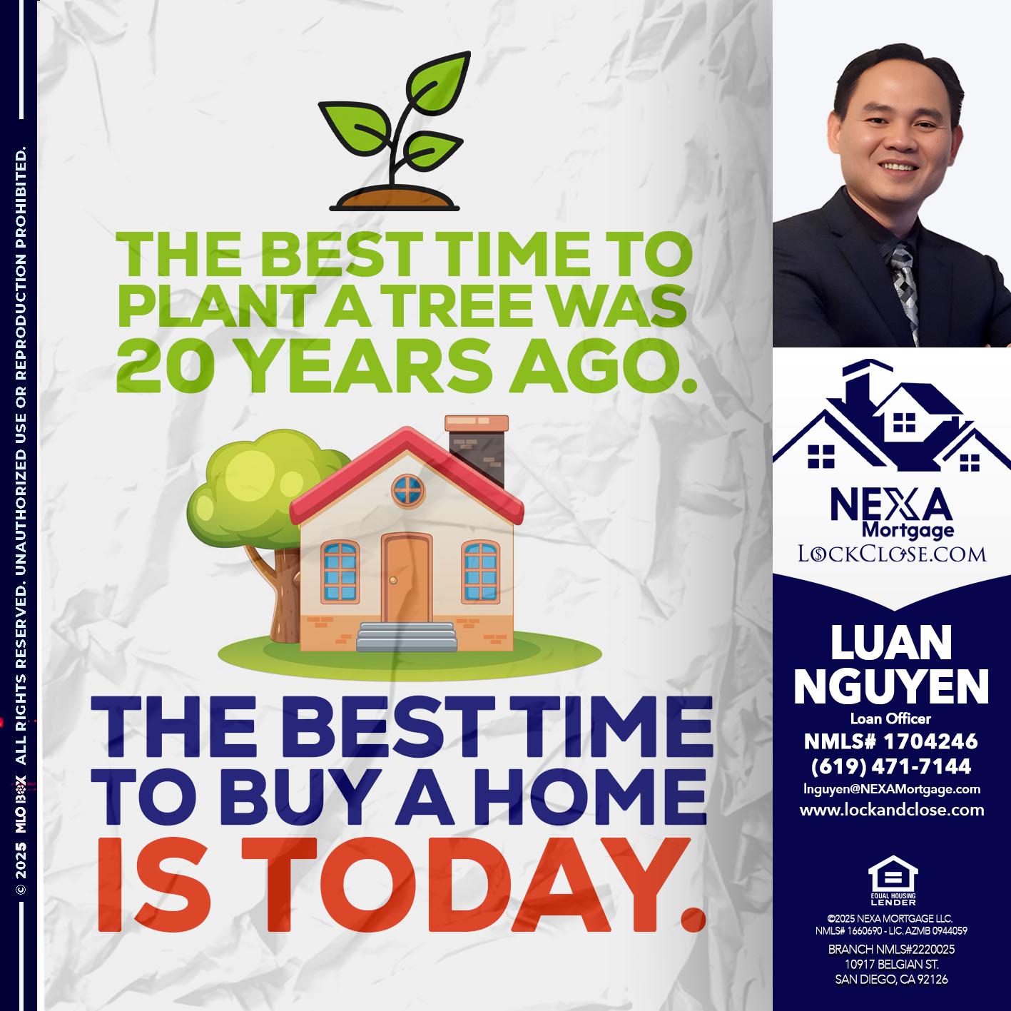 BEST TIME TO - Luan Nguyen -Loan Officer
