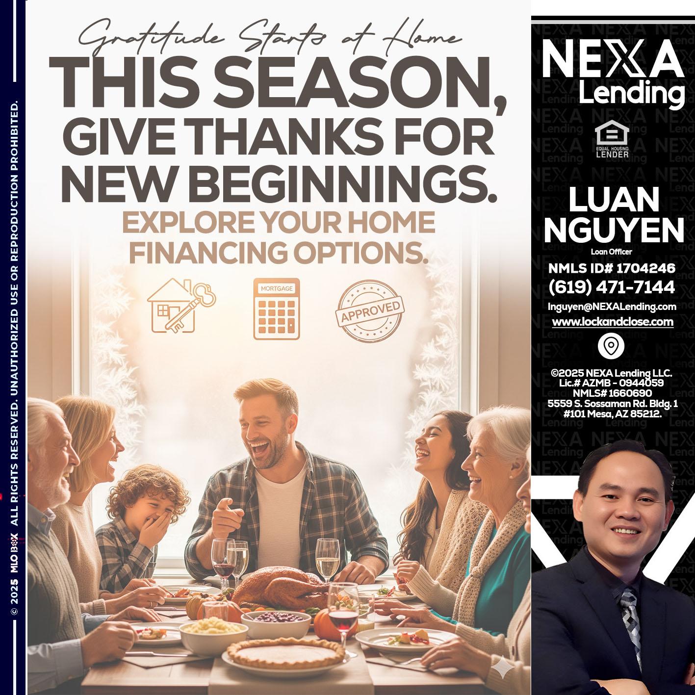 THIS SEASON - Luan Nguyen -Loan Officer