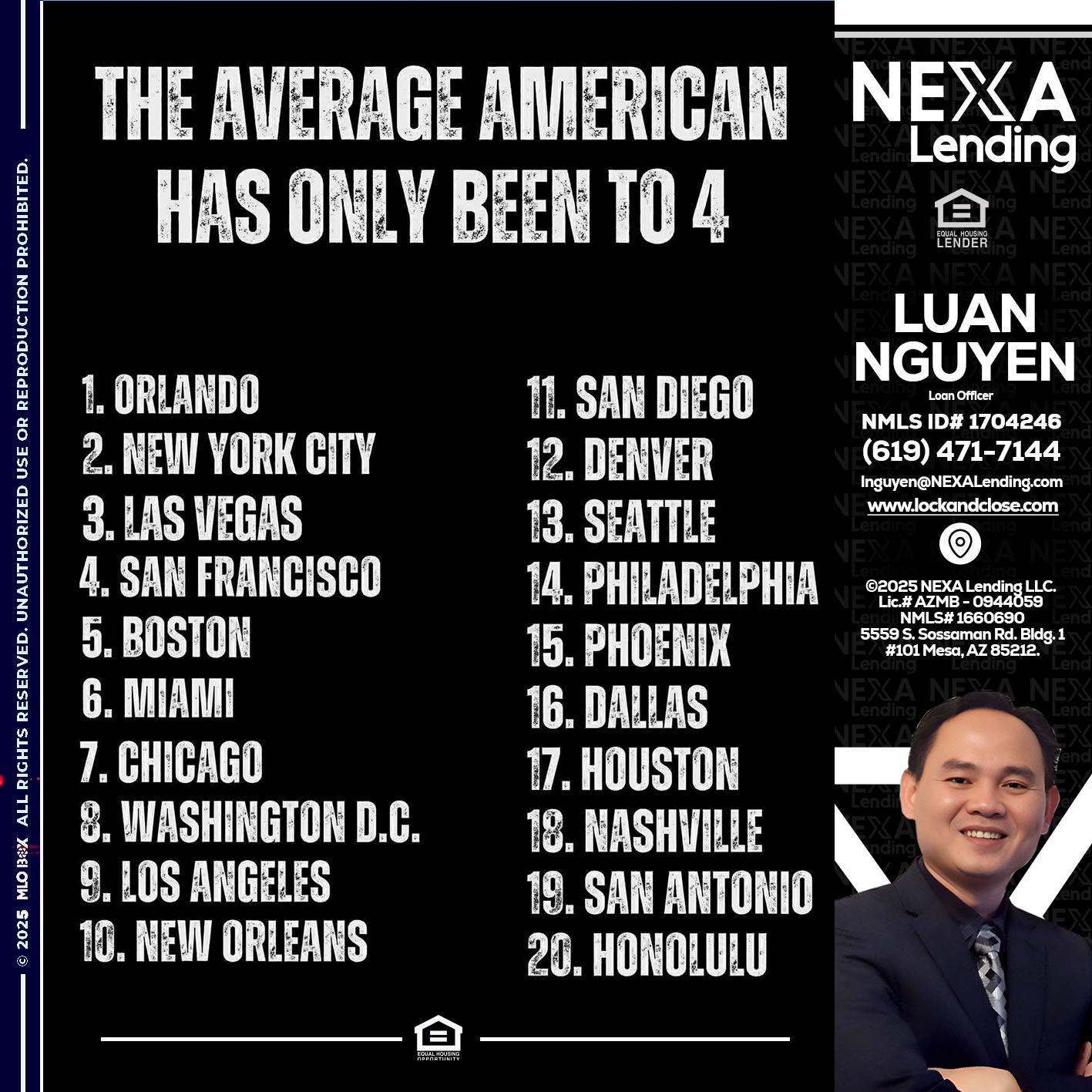 THE AVERAGE AMERICAN - Luan Nguyen -Loan Officer