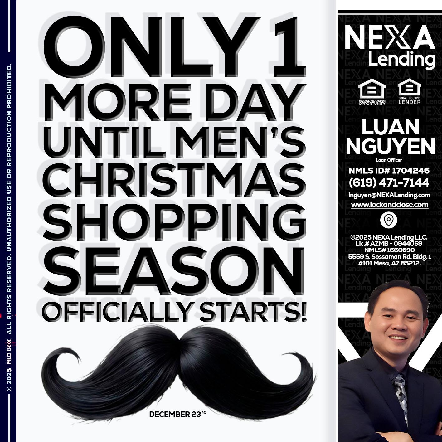 ONLY 1 DAY - Luan Nguyen -Loan Officer