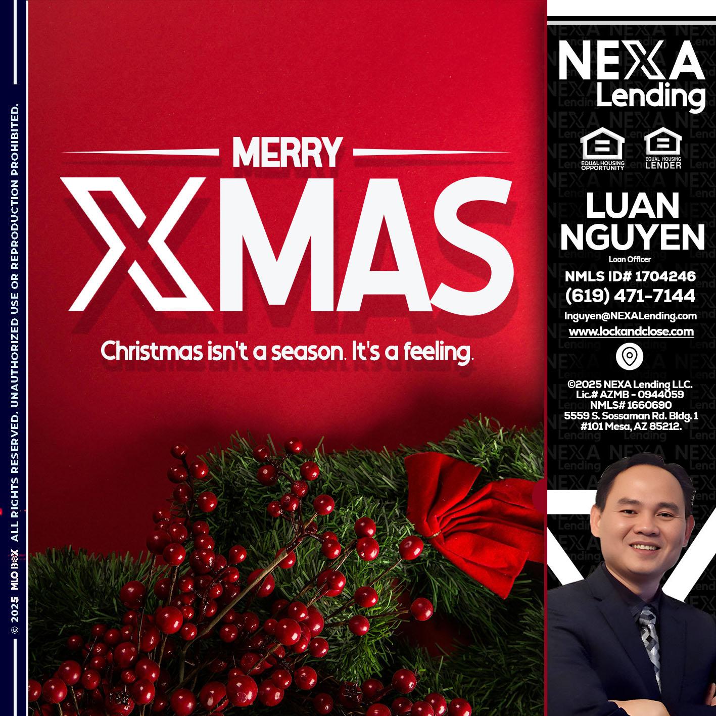 merry xmas - Luan Nguyen -Loan Officer