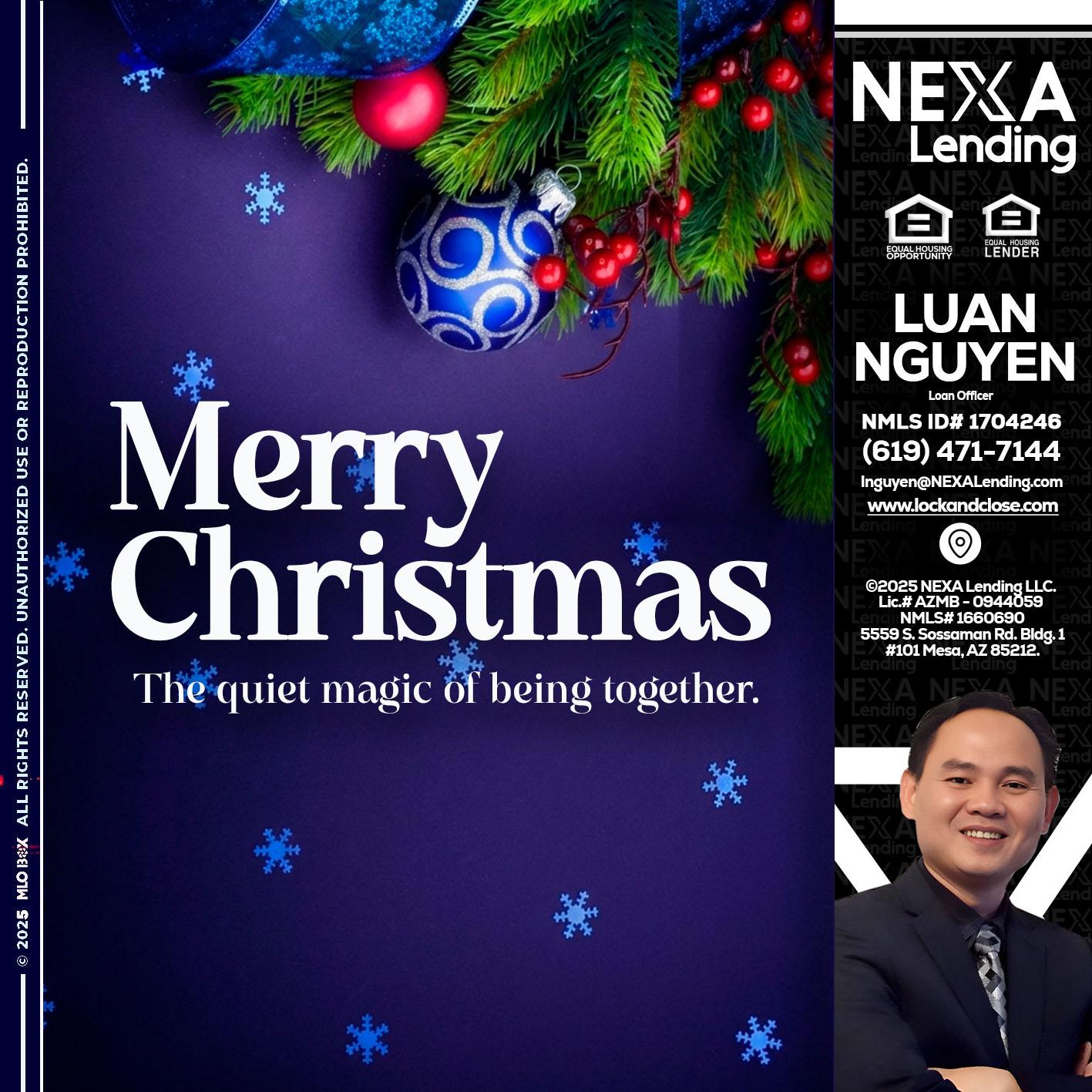 merry christmas - Luan Nguyen -Loan Officer
