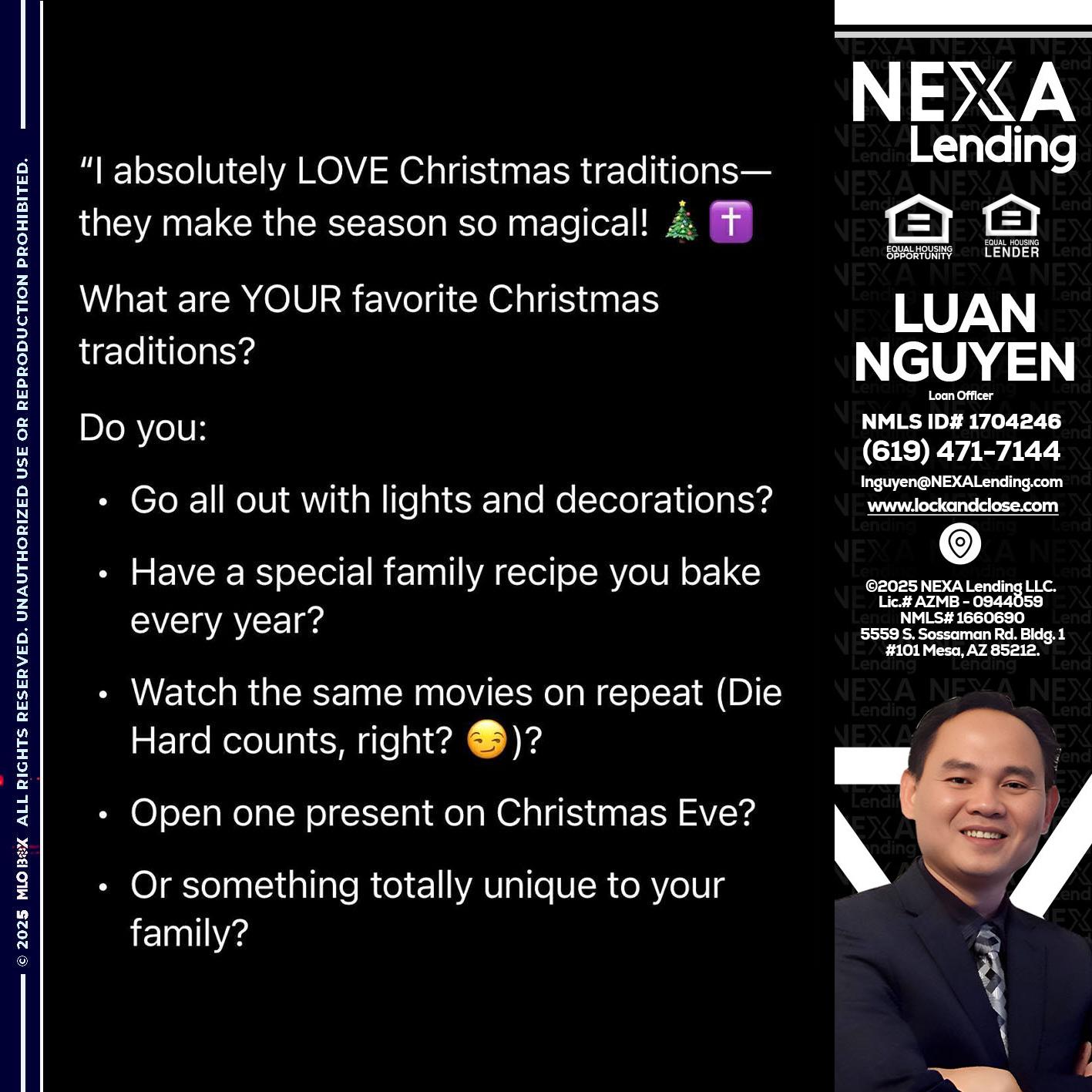 I love christmas - Luan Nguyen -Loan Officer