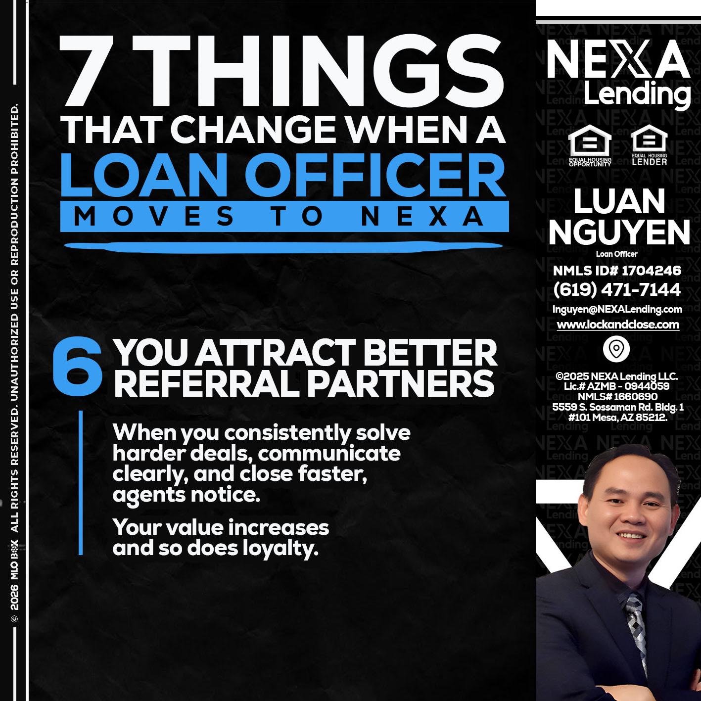 7 THINGS (6) - Luan Nguyen -Loan Officer