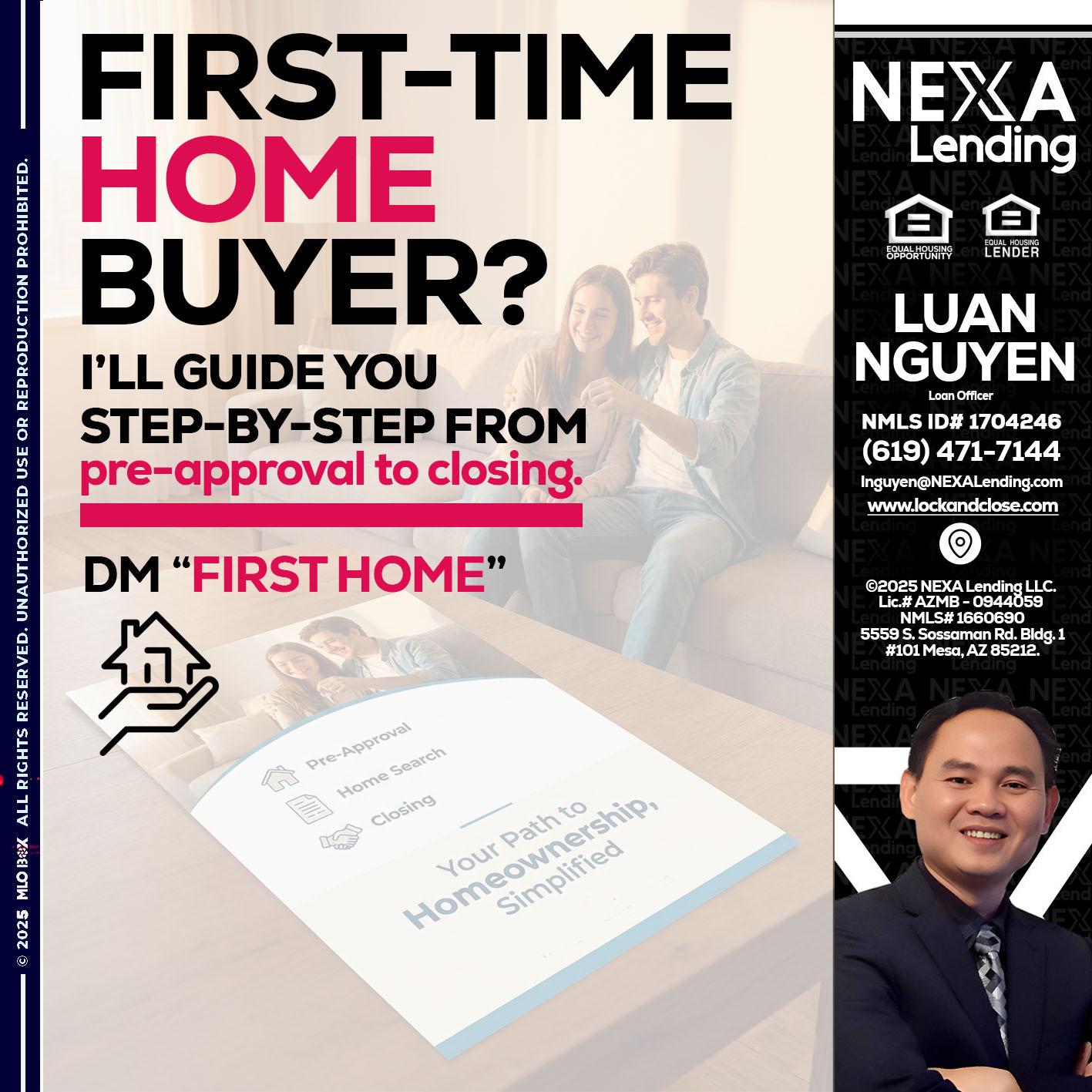 first time home buyer - Luan Nguyen -Loan Officer