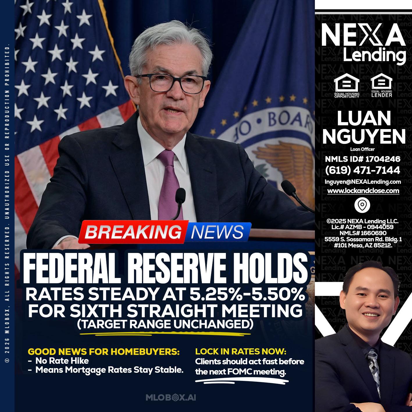 federal reserve - Luan Nguyen -Loan Officer