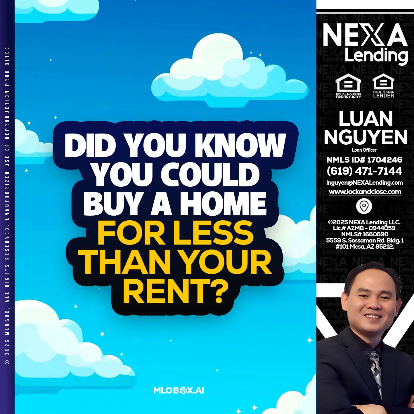 DID YOU KNOW - Luan Nguyen -Loan Officer