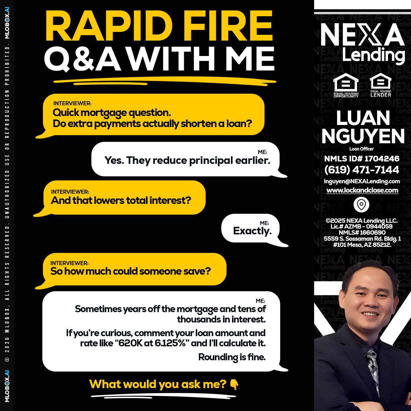RAPID FIRE QA - Luan Nguyen -Loan Officer