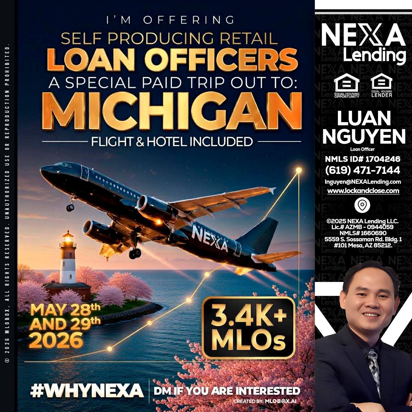 MICHIGAN TRIP - Luan Nguyen -Loan Officer