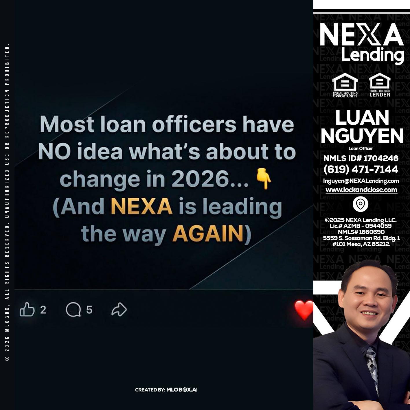 most loan officers - Luan Nguyen -Loan Officer