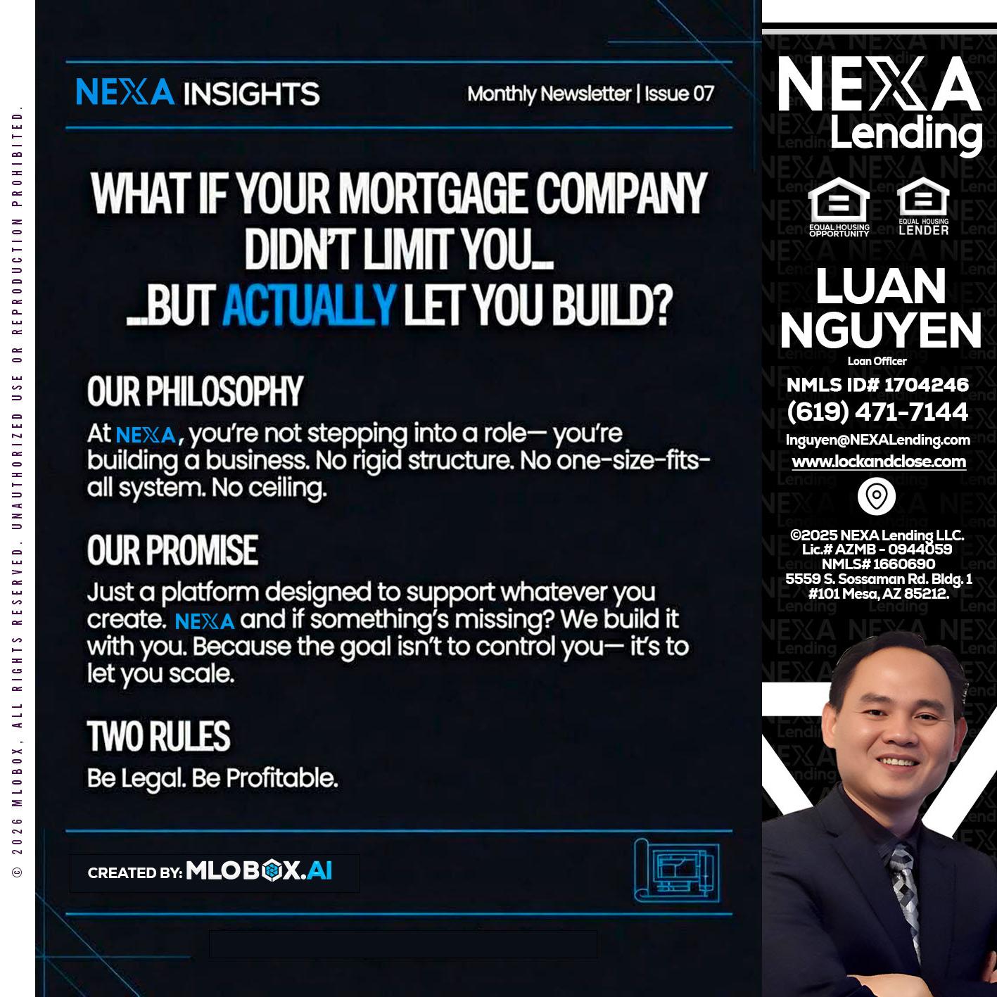 NEXA INSIGHTS - Luan Nguyen -Loan Officer