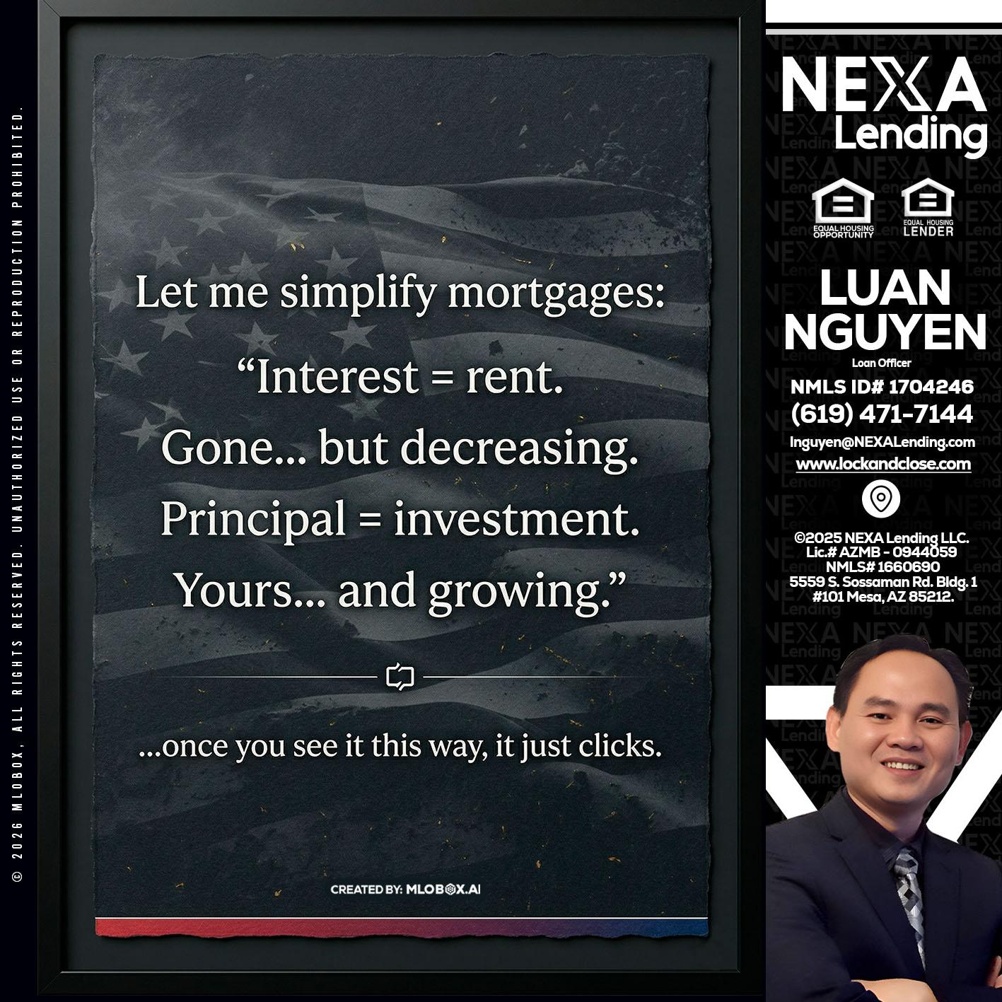 LET ME SIMPLIFY - Luan Nguyen -Loan Officer