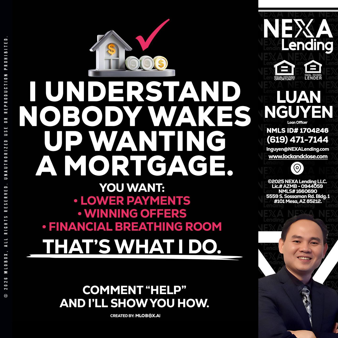 I UNDERSTAND - Luan Nguyen -Loan Officer