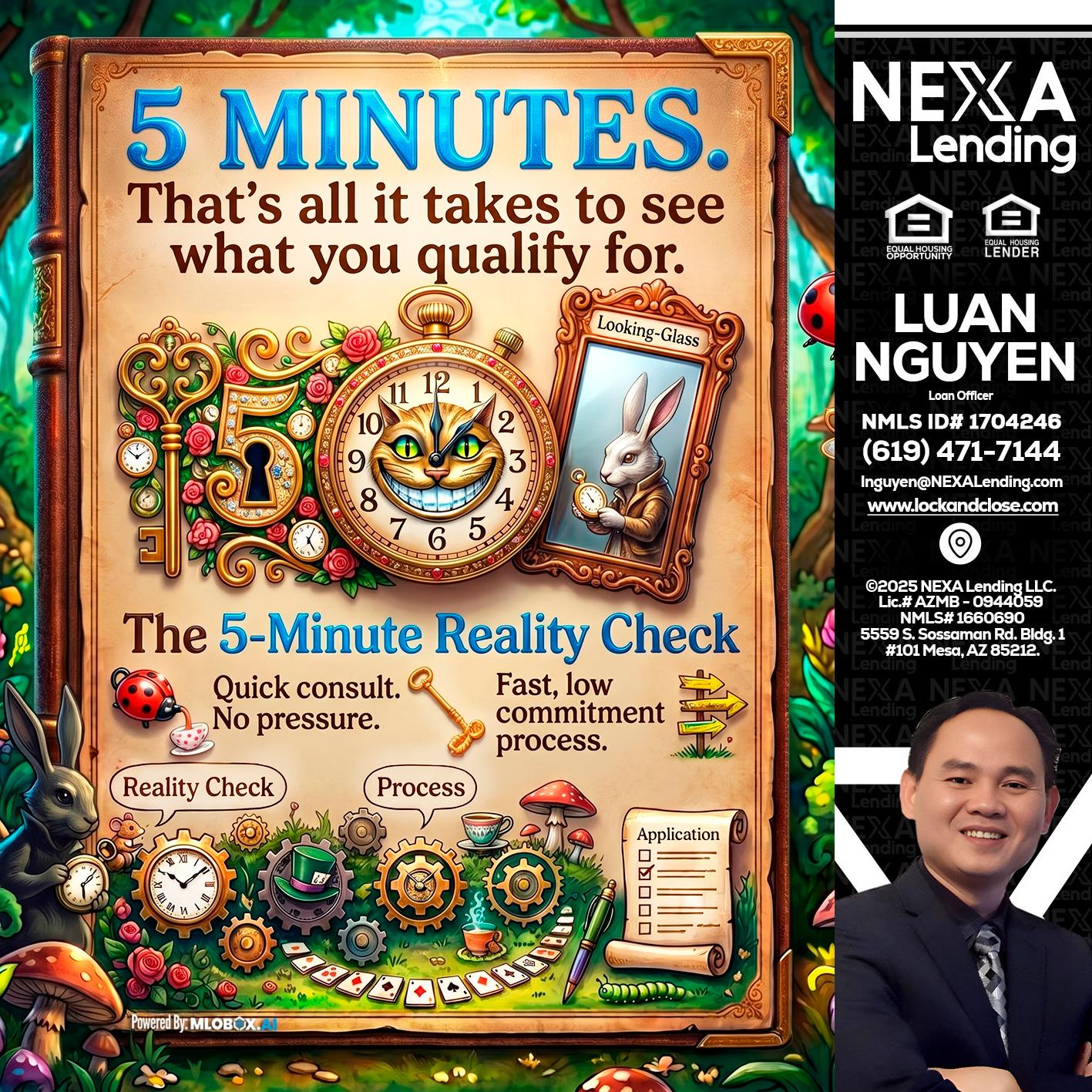 Reality Check! - Luan Nguyen -Loan Officer