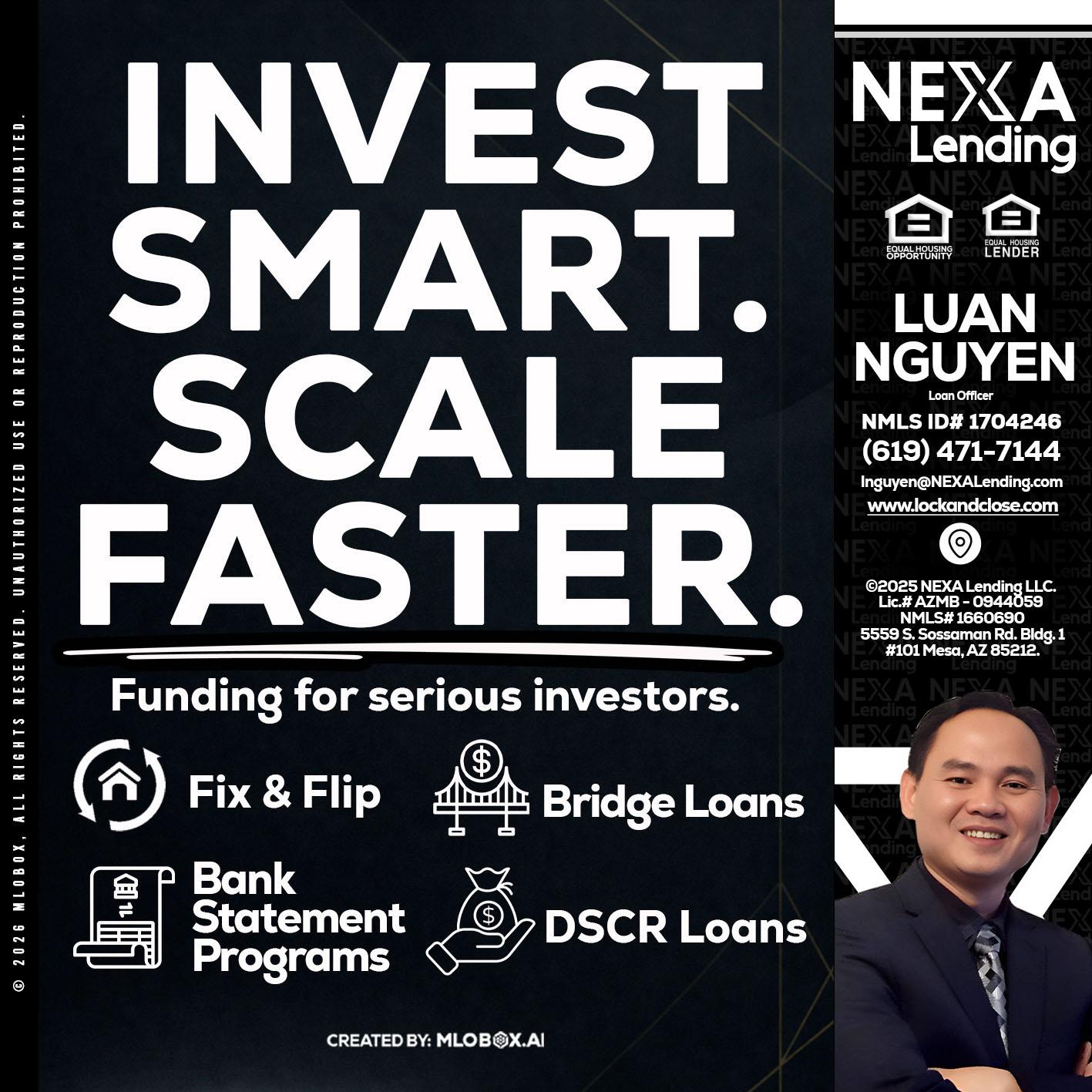 INVEST SMART - Luan Nguyen -Loan Officer