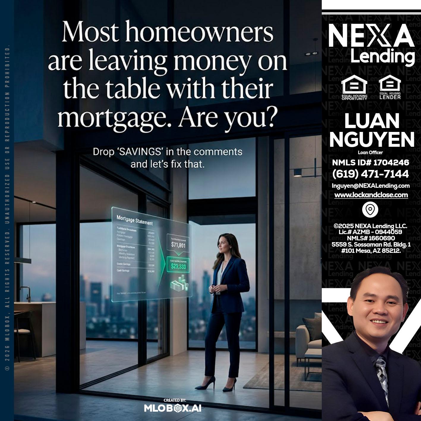 MOST OWNERS - Luan Nguyen -Loan Officer