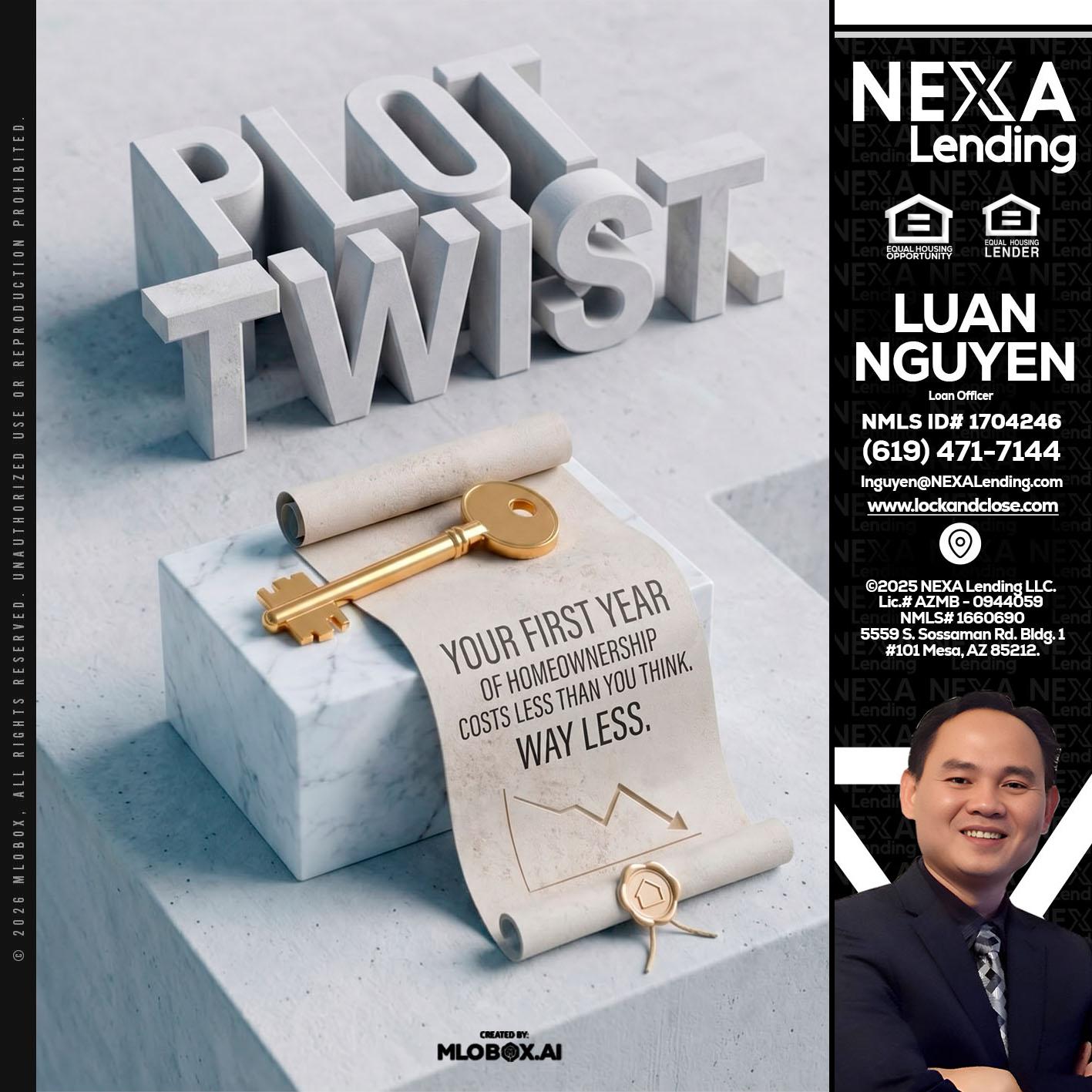 PLOT TWIST - Luan Nguyen -Loan Officer