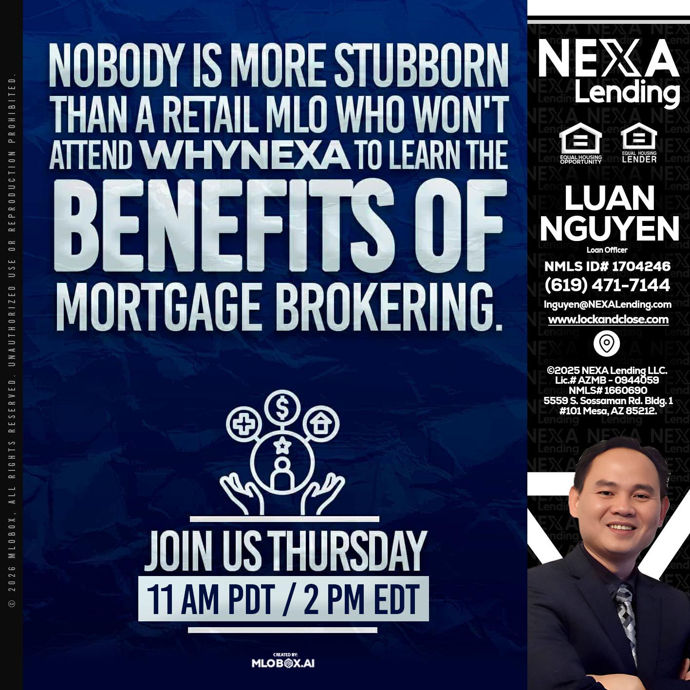 WHY NEXA - Luan Nguyen -Loan Officer