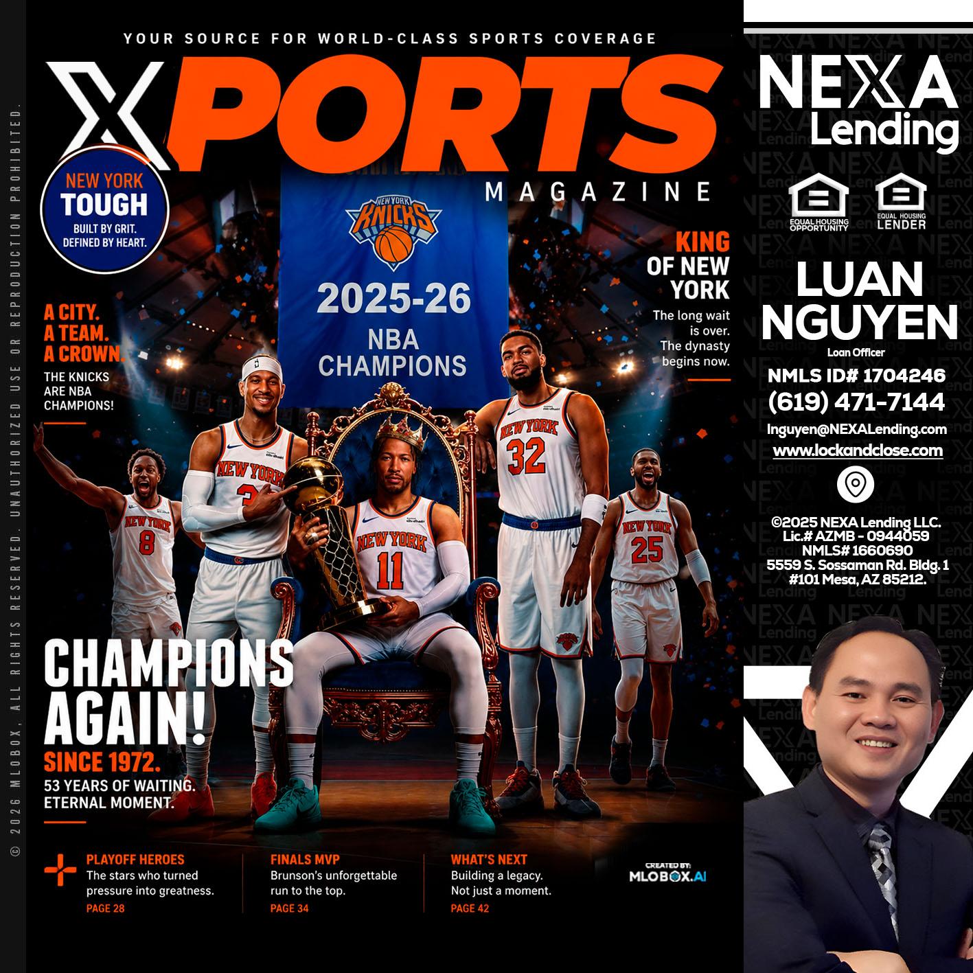 XPORTS MAGAZINE - Luan Nguyen -Loan Officer