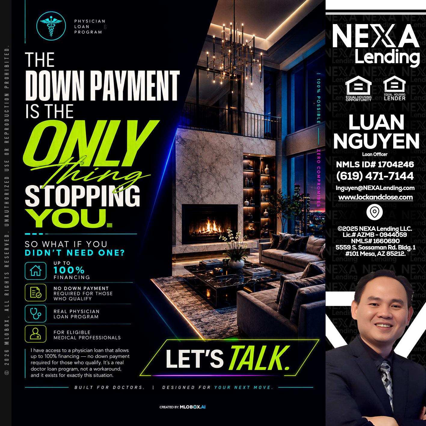 THE DOWN PAYMENT - Luan Nguyen -Loan Officer