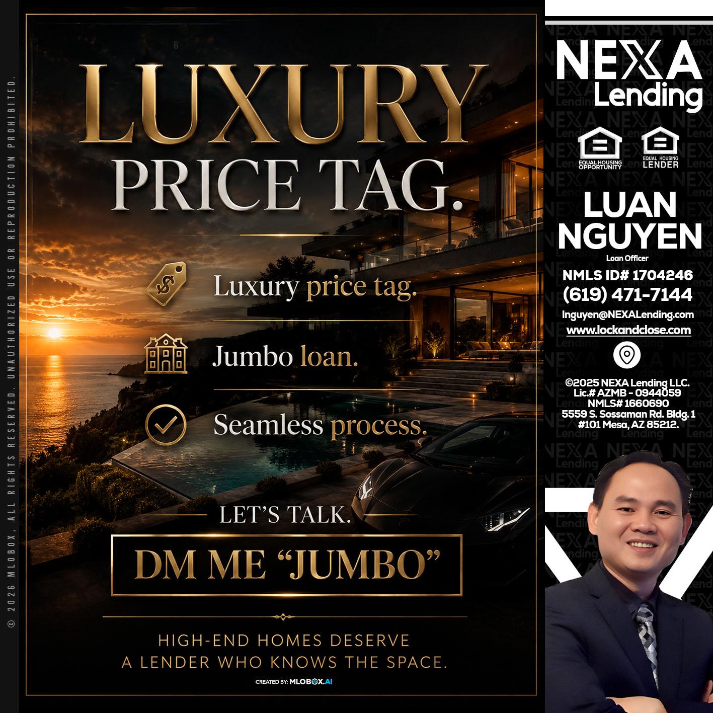 LUXURY PRICE - Luan Nguyen -Loan Officer