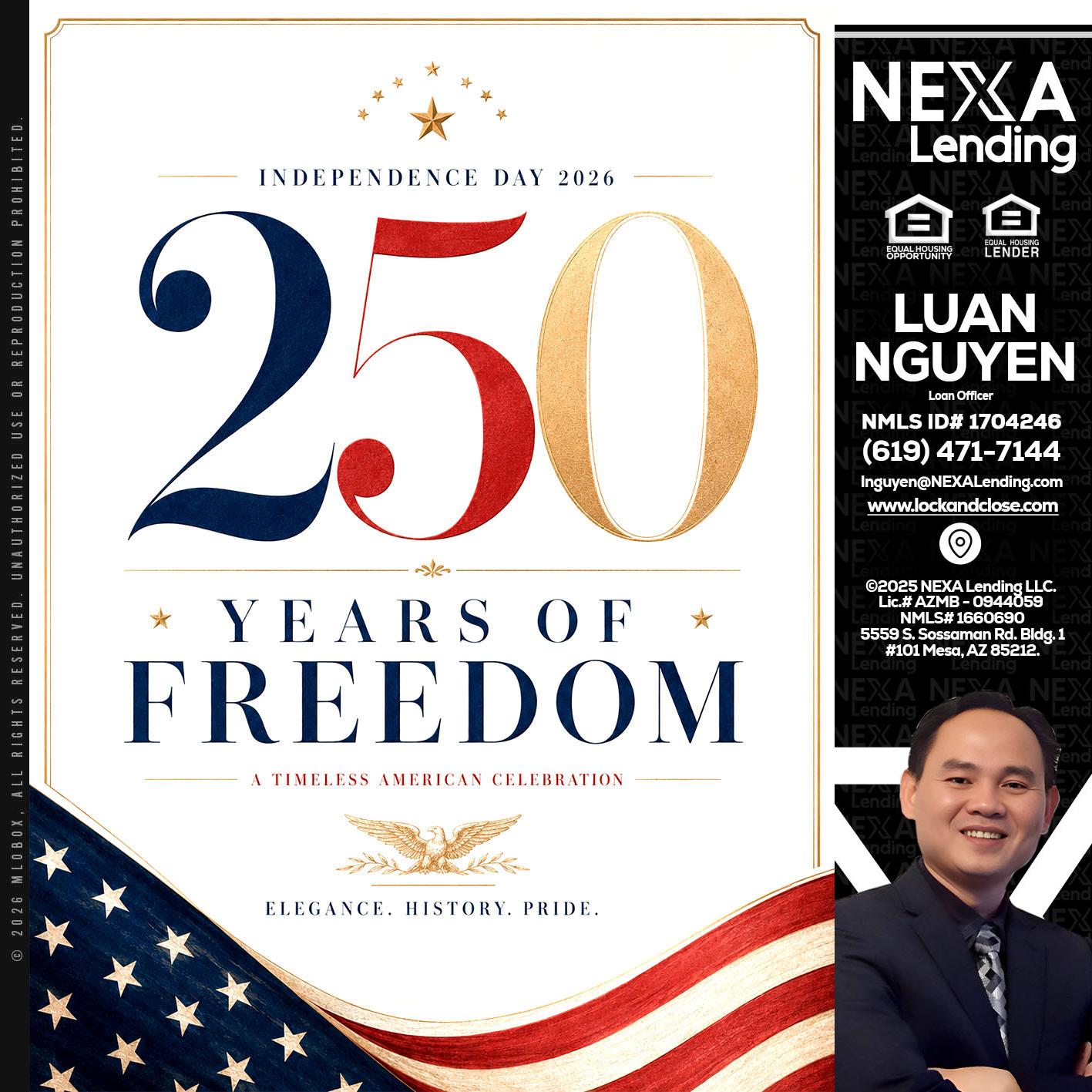 250 YEARS - Luan Nguyen -Loan Officer