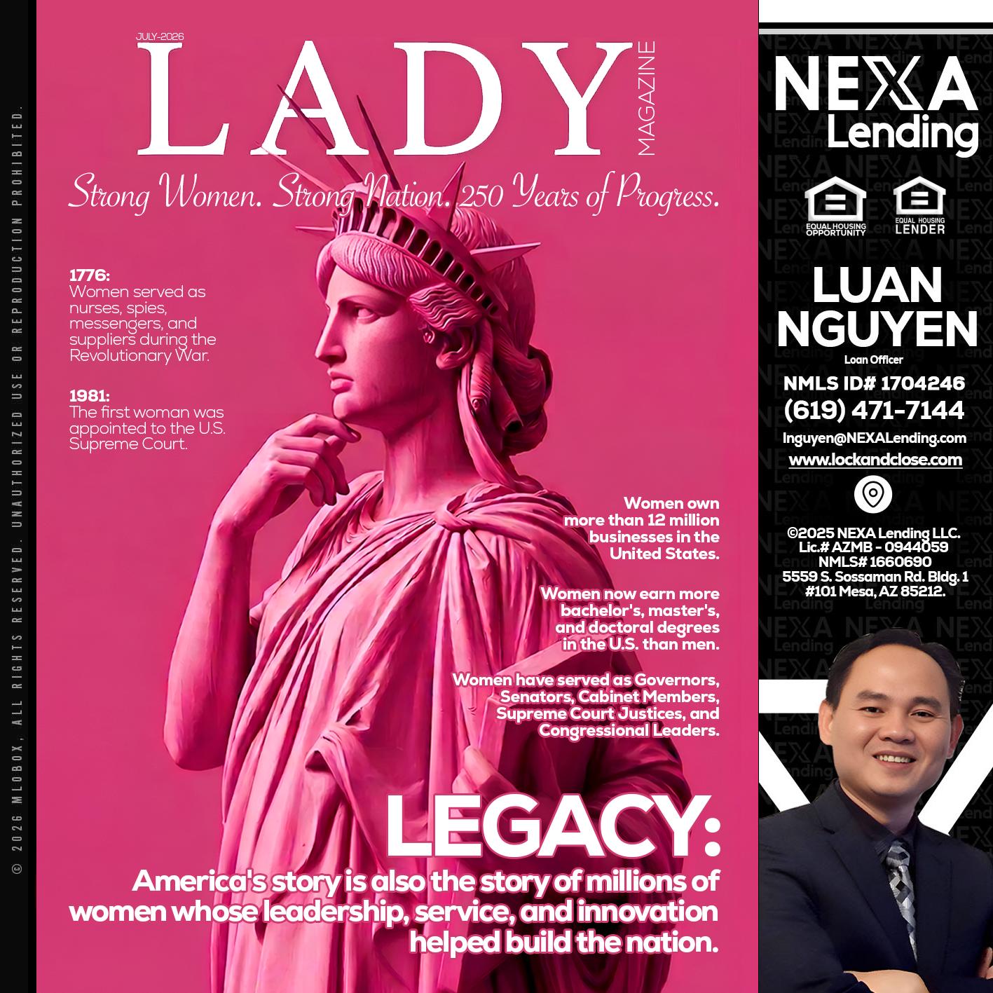 LADY LIBERTY! - Luan Nguyen -Loan Officer