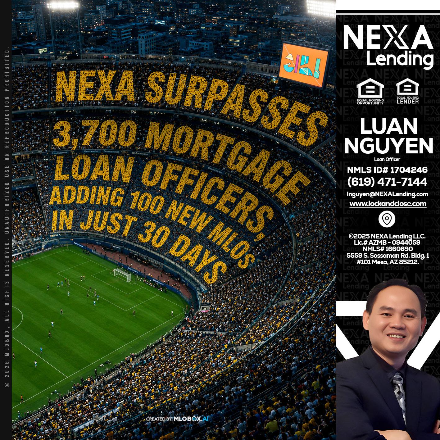 NEXA SURPASSES - Luan Nguyen -Loan Officer