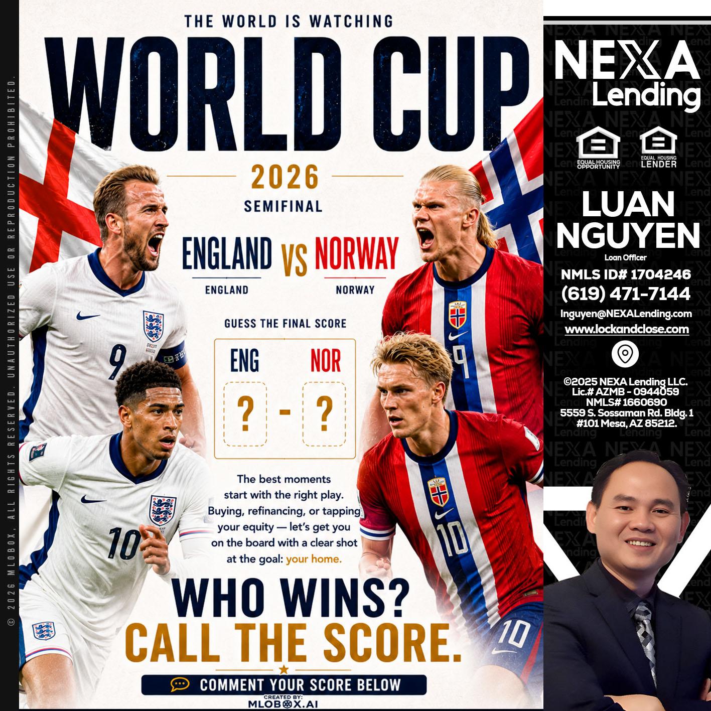 WORLD CUP 2026 - Luan Nguyen -Loan Officer