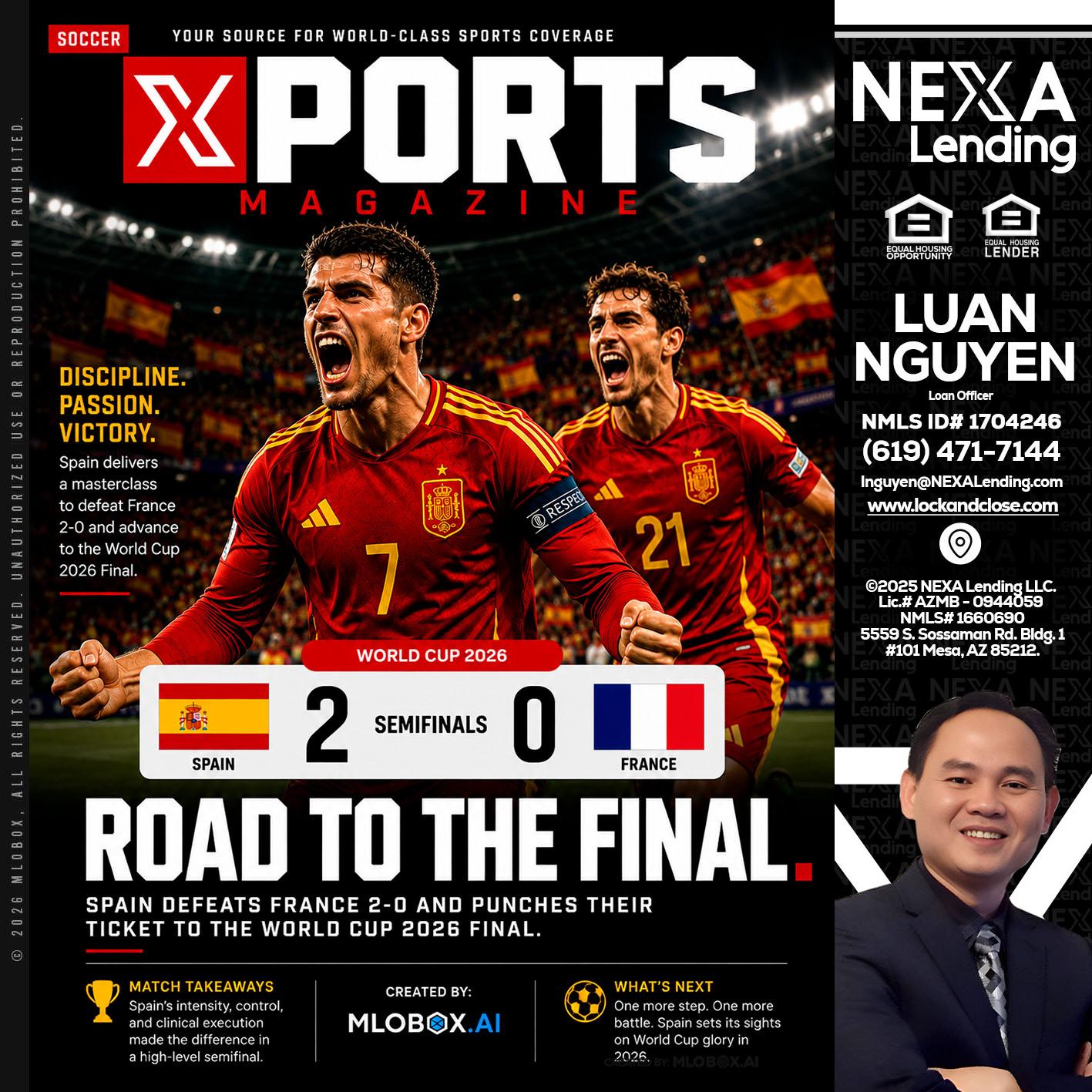 XPORTS WORLD CUP 2026 - Luan Nguyen -Loan Officer