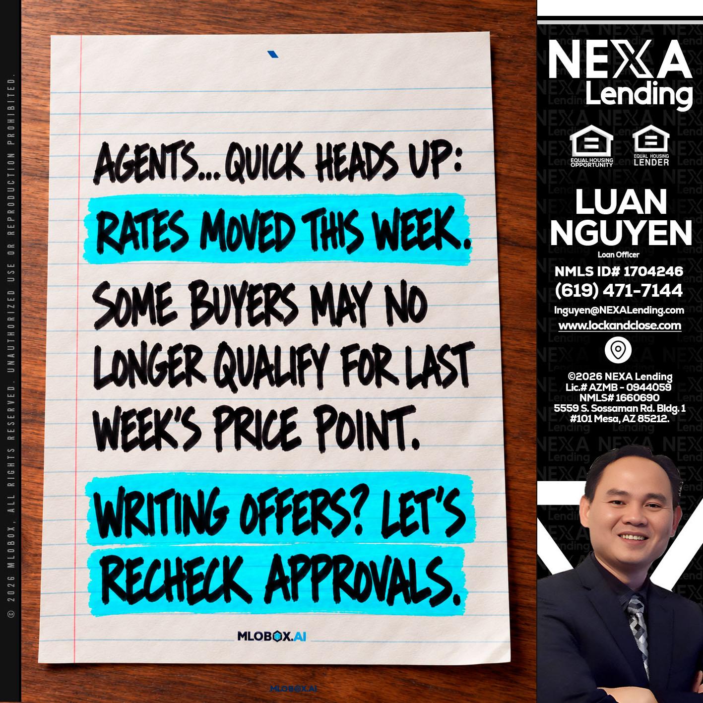 AGENTS - Luan Nguyen -Loan Officer
