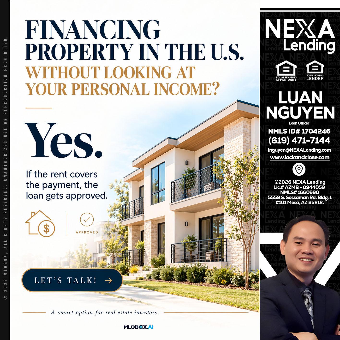 FINANCING - Luan Nguyen -Loan Officer