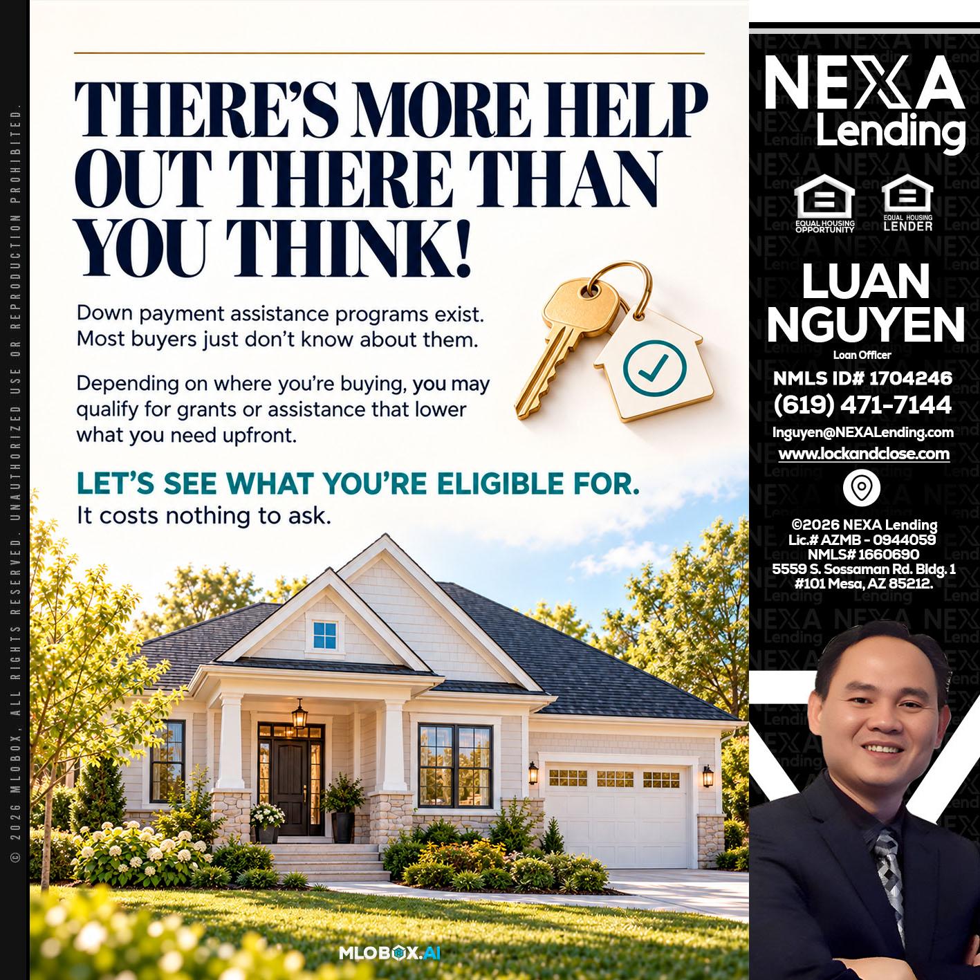 THERES MORE - Luan Nguyen -Loan Officer